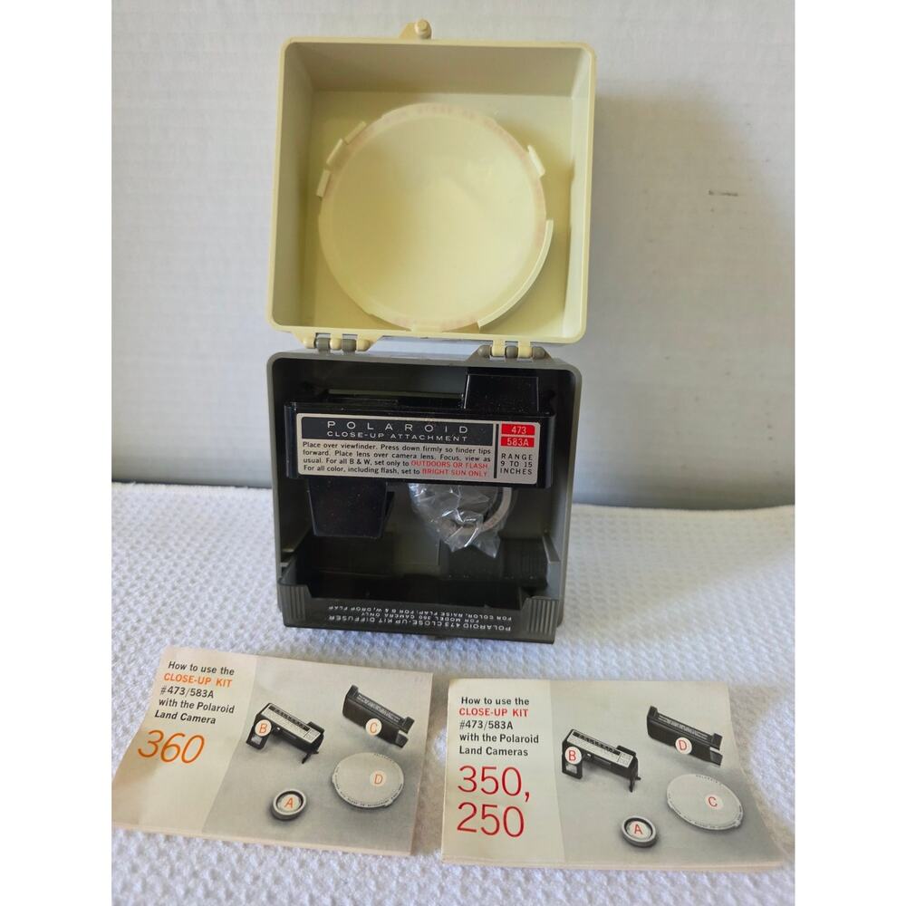 Polaroid Close-Up Kit #473 583A for 250 350 360 450 Land Camera w/ Case